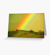 Rainbow above the Everton Hills Greeting Card