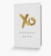 Liebe dich mehr Grußkarte