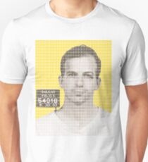 Lee Harvey Oswald Mug Shot – Yellow Unisex T-Shirt