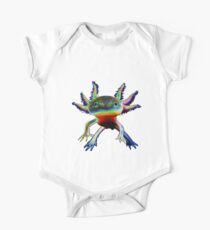 Psychedelic Axolotl One Piece - Short Sleeve