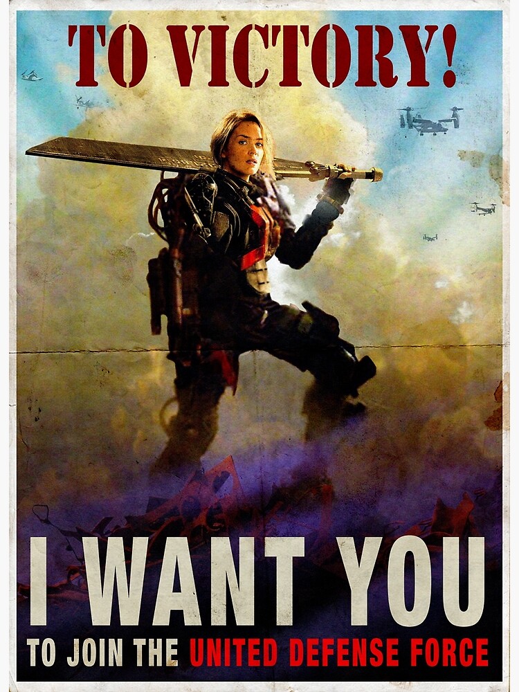 Image result for emily blunt edge of tomorrow poster"