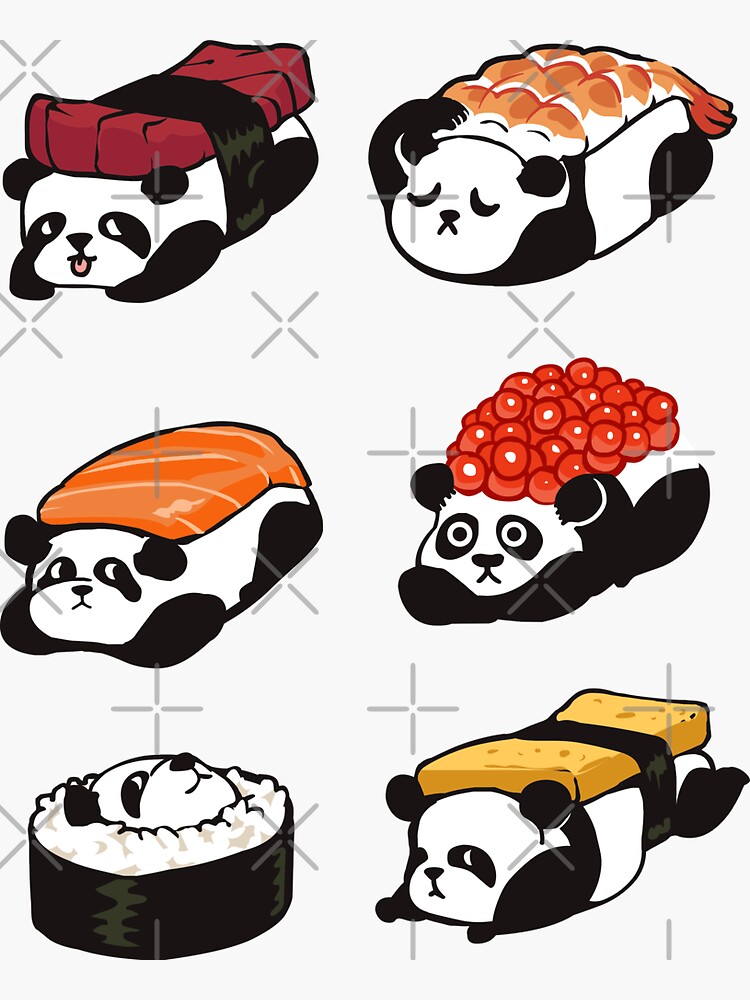 SUSHI PANDA by Huebucket