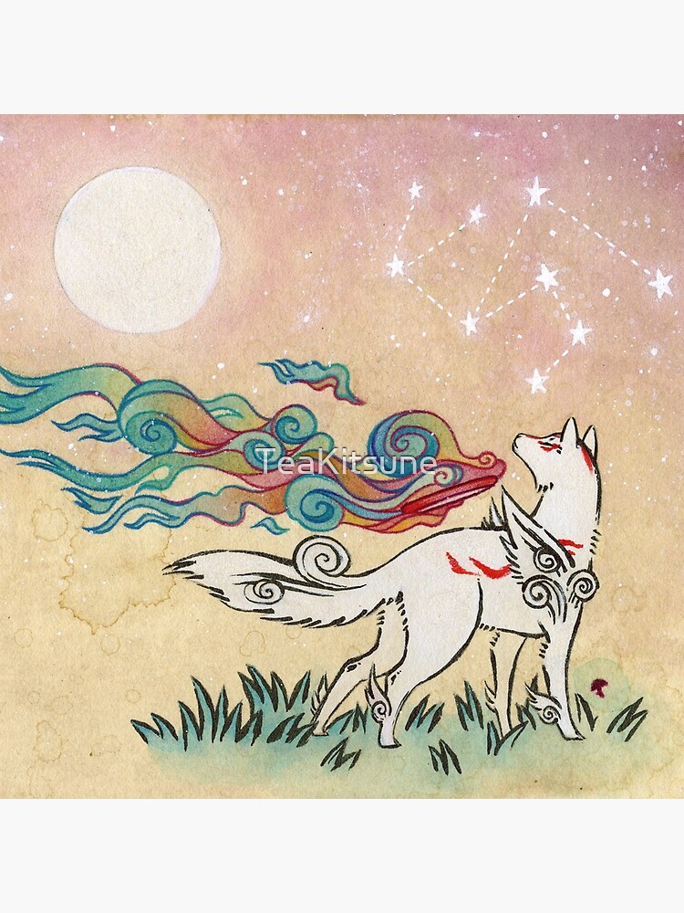 Amaterasu Wolf by TeaKitsune