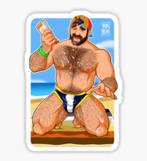 ADAM LIKES SUN LOTION Sticker