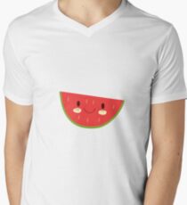 Happy Watermelon Men's V-Neck T-Shirt