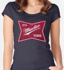 Müller-Zeit - Glitter Tailliertes Rundhals-Shirt