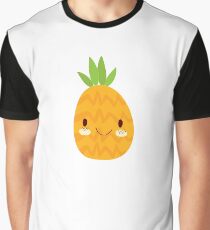 Happy Pineapple Graphic T-Shirt