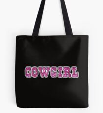 Pink Bling Cowgirl Tote Bag