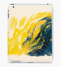 Abstract - Yellow & Blue iPad Case/Skin