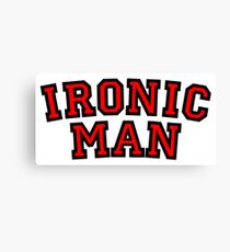Ironic Man Canvas Print