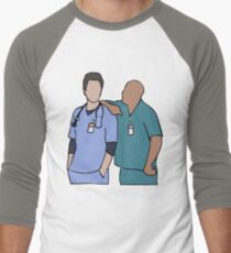 JD and Turk Scrubs Men's Baseball ¾ T-Shirt