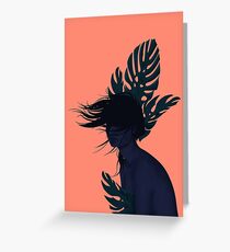 Windy day Greeting Card