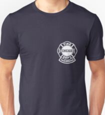 Chicago Fire Paramedic White Logo Unisex T-Shirt