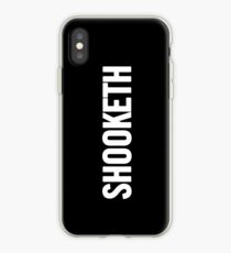 Shooketh (White) iPhone Case