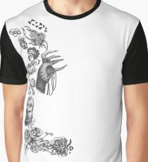 Lady Gaga Tattoos Graphic T-Shirt
