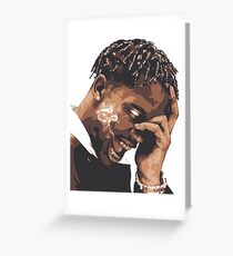 la flame travis rap Greeting Card