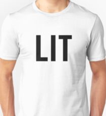 Lit (Black) Unisex T-Shirt