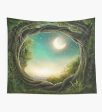 Magic Moon Tree Wall Tapestry