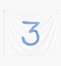 Chance the Rapper 3 Watercolor Wall Tapestry