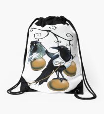 Lovebirds Drawstring Bag