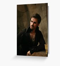 Killian Jones aka Captain Hook Greeting Card