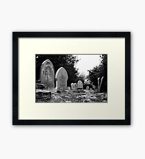 Gravestones Framed Print