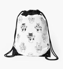 Morning Constitutional Drawstring Bag