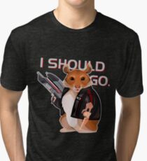 Space Hamster Mass Effect Tri-blend T-Shirt