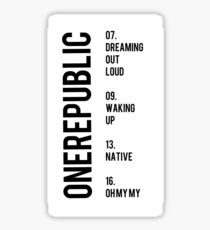 OneRepublic Albums Sticker