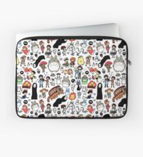 Kawaii Ghibli Doodle Laptop Sleeve
