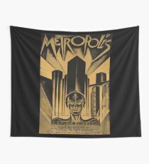Tela decorativa Metropolis, Fritz Lang, 1926 - cartel de película vintage, b & w