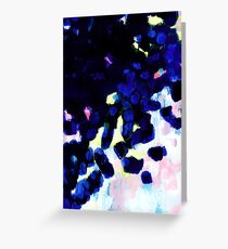 Summer shadows abstract Greeting Card