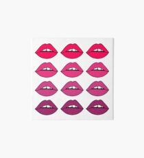 Pink Ombre Lips Art Board