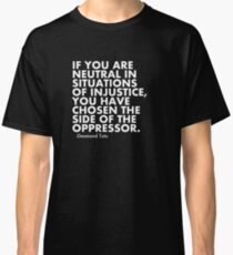 Human Rights Quote Protest Political Classic T-Shirt