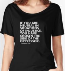Human Rights Quote Protest Political Relaxed Fit T-Shirt