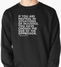 Menschenrechtszitat protestieren politisch Sweatshirt