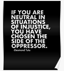 Human Rights Quote Protest Political Poster
