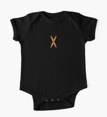 ALPHABET - Stained Glass Letter "W" One Piece - Short Sleeve
