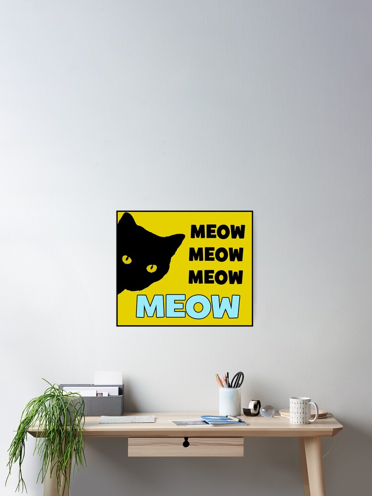 Roblox Cat Sir Meows A Lot Poster By Jenr8d Designs Redbubble - roblox cat sir meows a lot hardcover journal by jenr8d designs