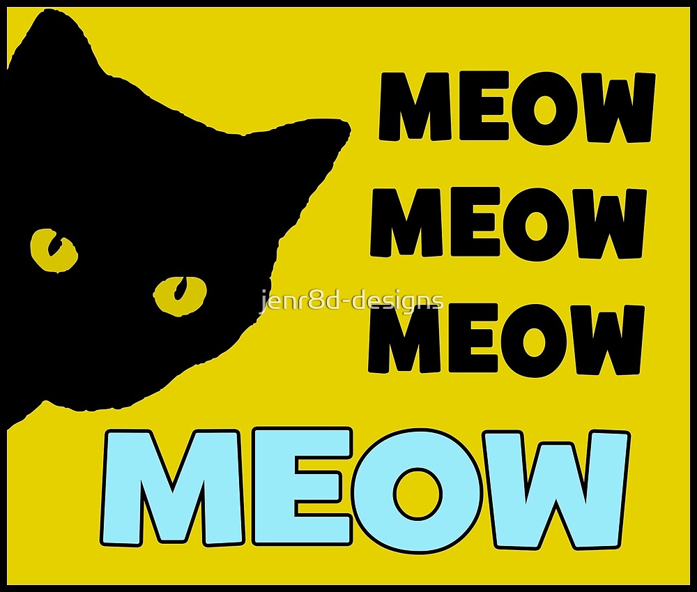 Roblox Cat Sir Meows A Lot By Jenr8d Designs Redbubble - roblox cat home decor redbubble