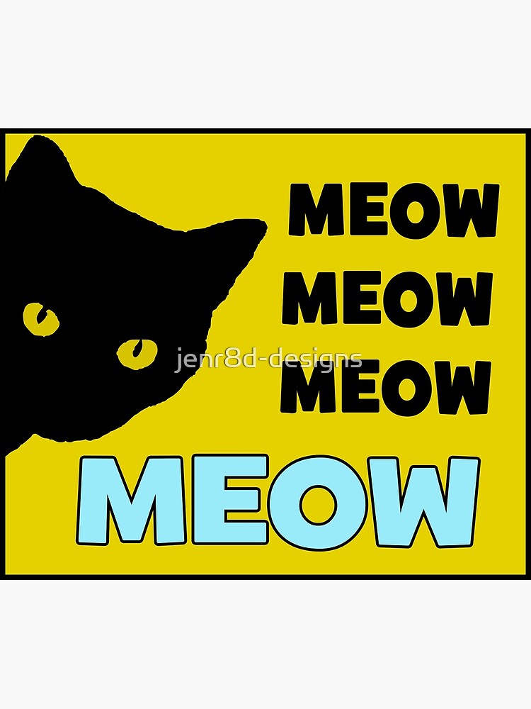 Roblox Cat Sir Meows A Lot Greeting Card By Jenr8d Designs - denis roblox zipper pouches redbubble