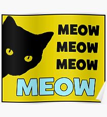 Póster Roblox Cat Sir Meows-a-Lot