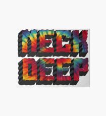 Neck Deep Tie Dye Art Board