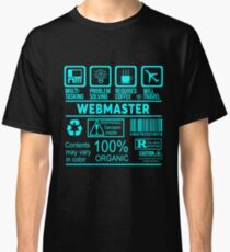 WEBMASTER - NICE DESIGN 2017 Classic T-Shirt