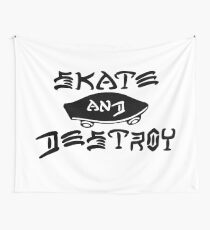 Skate And Destroy Wall Tapestry