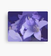 abstract of Campanula Leinwanddruck