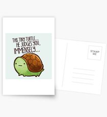 This turtle.. he judges you. Postcards