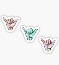 Hang Loose Three Stickers Sticker