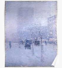 Late Afternoon New York Winter - Childe Hassam Poster