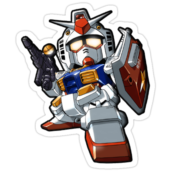 "SD Gundam" Stickers by nventz Redbubble